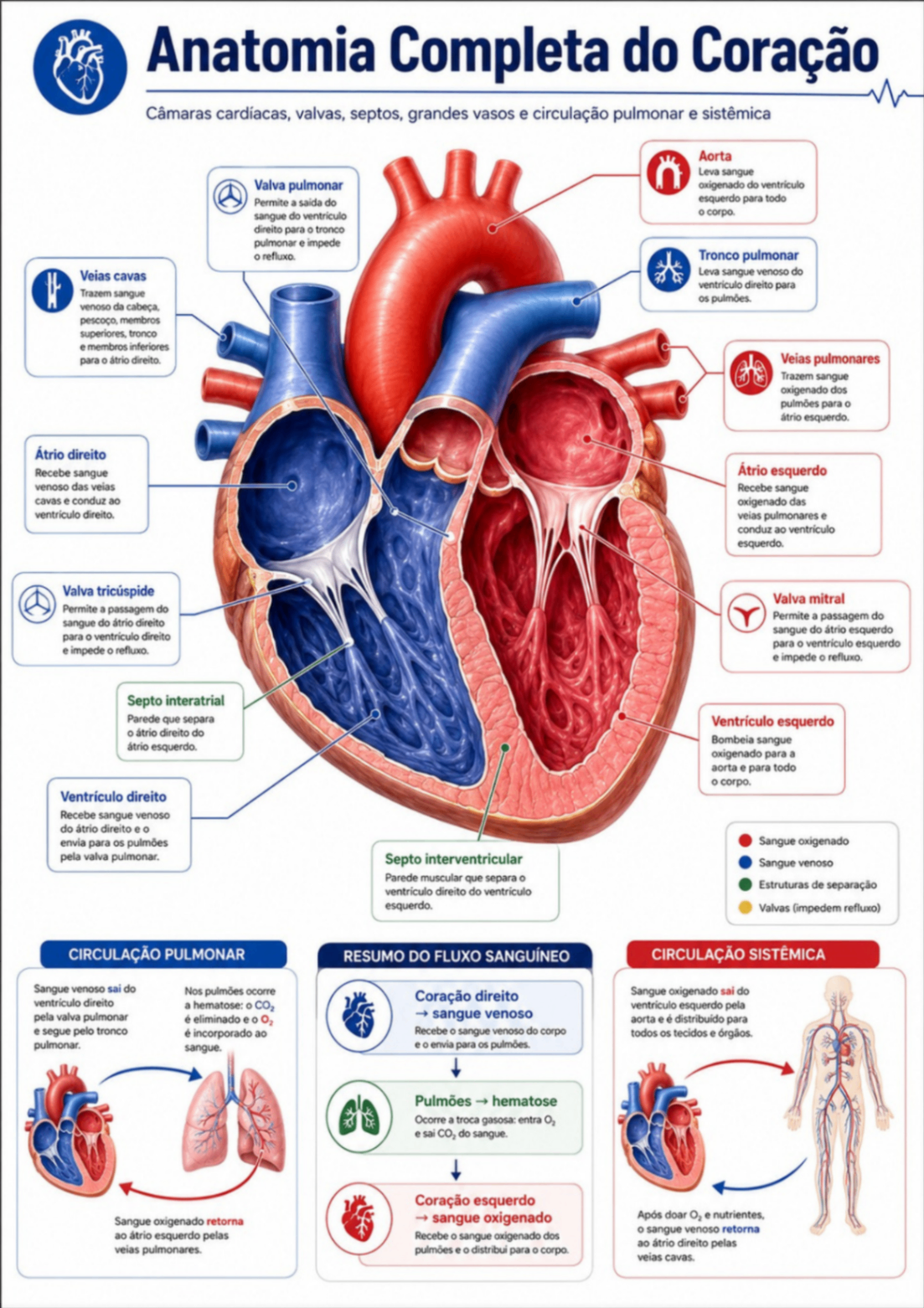 Anatomia Completa do Coração